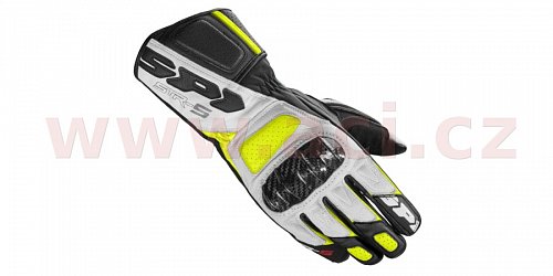rukavice STR5, SPIDI - Itálie (černá/fluo žlutá)